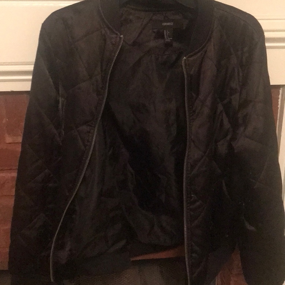 Forever 21 Black Bomber